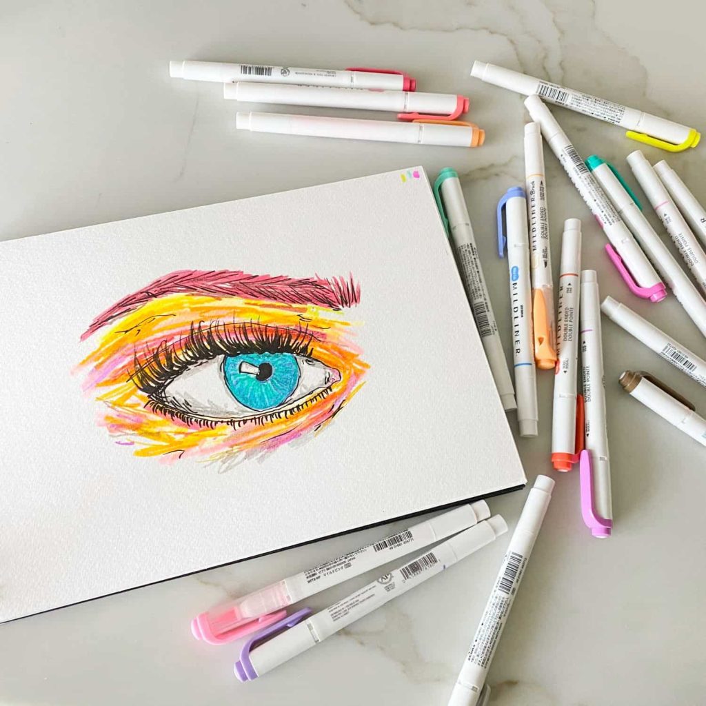 pen-drawing Zebra pen drawing