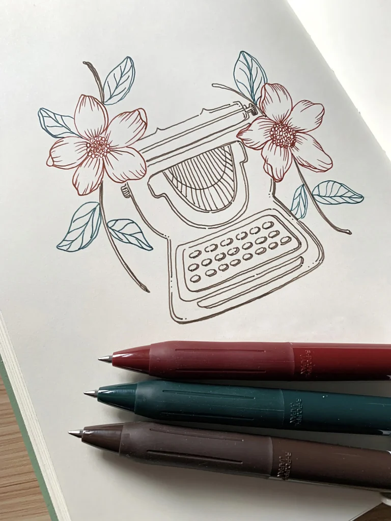 Sarasa Clip decoration drawing